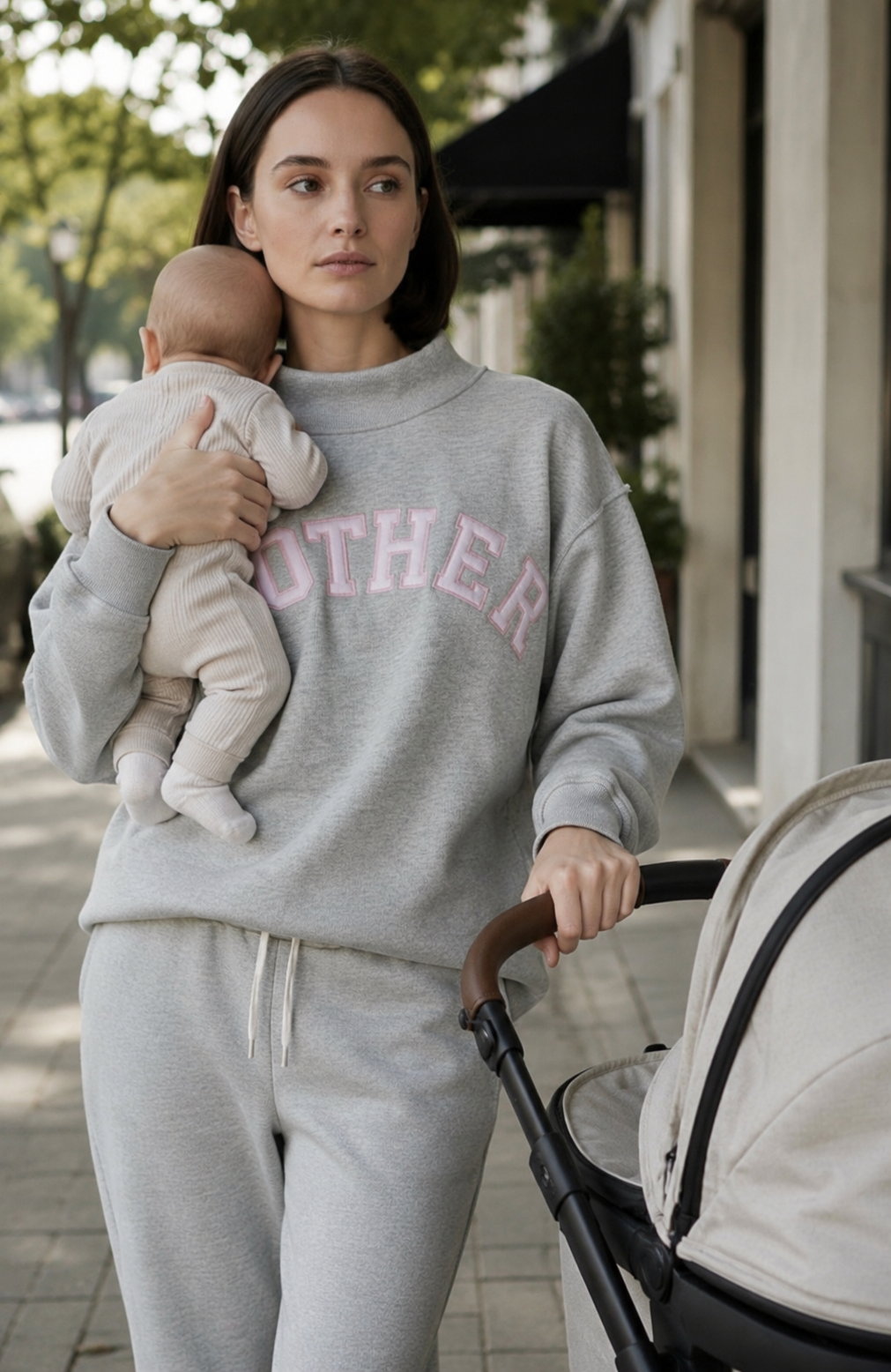 MOTHER mock neck sweatshirt