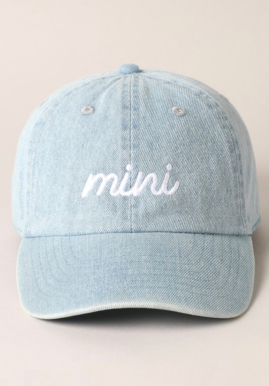 Mom, Dad & Mini Baseball Hats